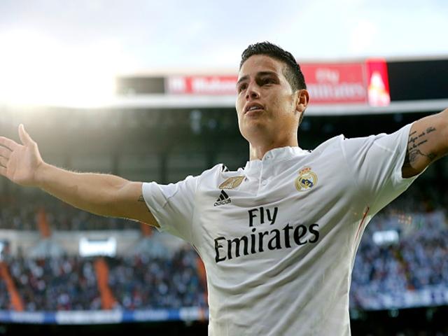 James Rodriguez will be aiming to atone for his first leg miss